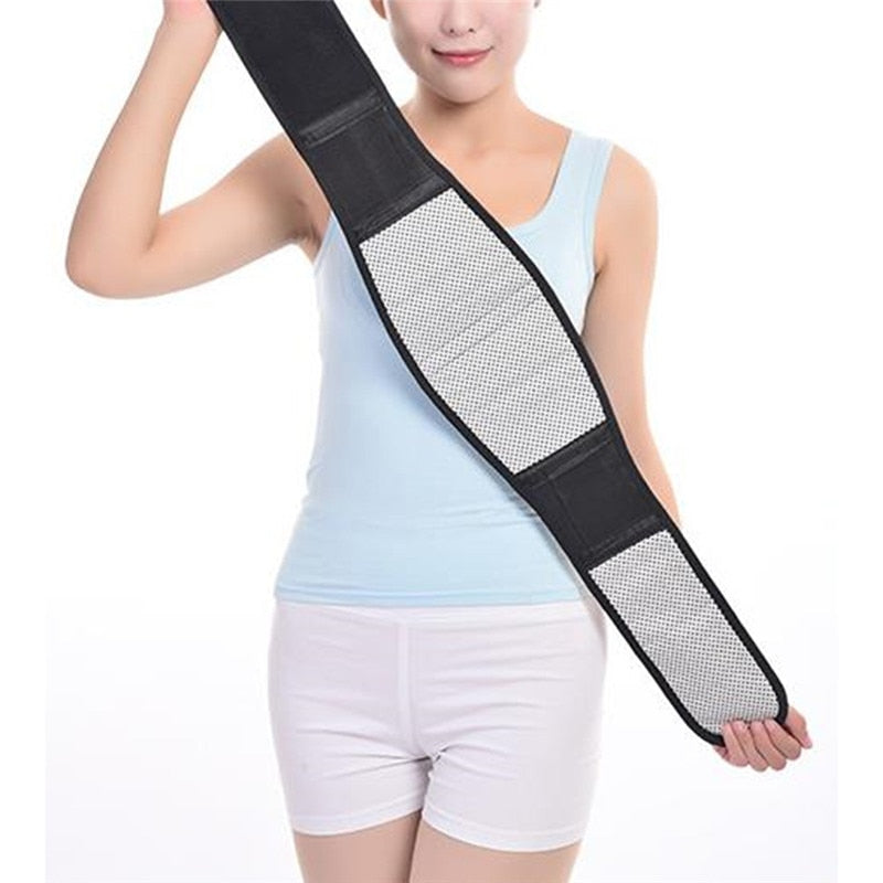 Adjustable Waist Belt Tourmaline Self Heating Magnetic Therapy Waist Support Lumbar Back Belt Brace Massage Band Health Care - TIKIJTRONICS 0 SPECIFICATIONSOrigin: Mainland ChinaModel Number: Support BeltMaterial: magnetBrand Name: LAIMALAApplicable People: Adult TIKIJTRONICS  (Store description)