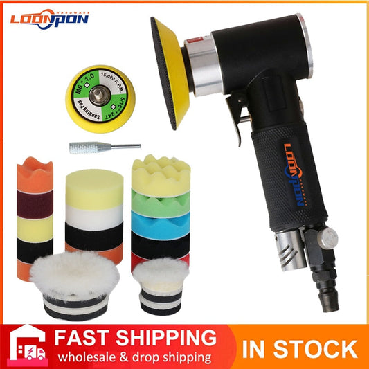 Air Sander Polishing Machine 2/3 Inch Polishing Pad Sponge Disc Set Pneumatic Polishing Grinder Car Track Polishing Machine - Premium 0 from TIKIJTRONICS - Just $9.80! Shop now at TIKIJTRONICS