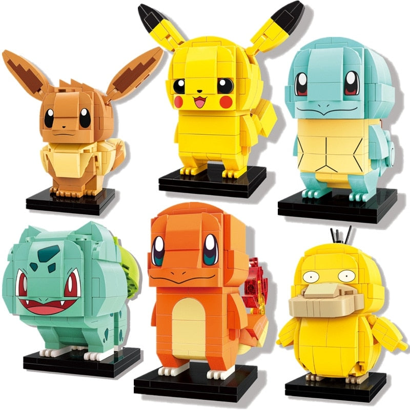 Anime Classic Movie Pokemon Pikachu Charizard Venusaur Gyarados Blastoise DIY Blocks Model Children's toy gifts - Premium 0 from TIKIJTRONICS - Just $19.36! Shop now at TIKIJTRONICS