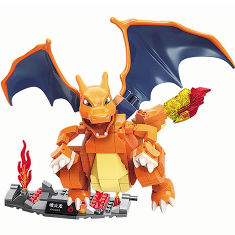 Anime Classic Movie Pokemon Pikachu Charizard Venusaur Gyarados Blastoise DIY Blocks Model Children's toy gifts - Premium 0 from TIKIJTRONICS - Just $19.36! Shop now at TIKIJTRONICS