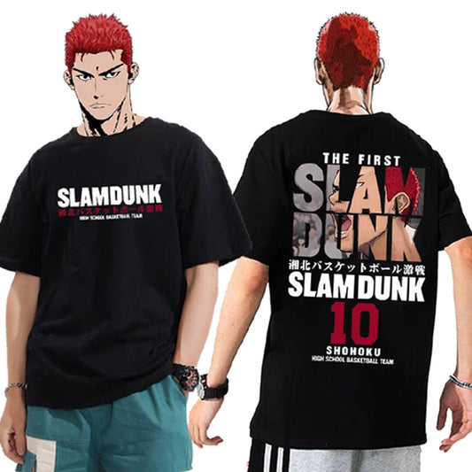 Anime Slam Dunk T-Shirt for Men’s Sakuragi Hanamichi Kaede Rukawa Tee Oversized Japanese Manga Women Short Sleeve Free Shipping - TIKIJTRONICS 0 SPECIFICATIONSTops Type: TeesStyle: CasualSleeve Length(cm): ShortPattern Type: SolidOrigin: Mainland ChinaMaterial: CottonItem Type: TopsHooded: NoGender: MENCollar: O-NeckCN: AnhuiApplicable Season: Spring and SummerApplicable Scene: Casual TIKIJTRONICS  (Store description)