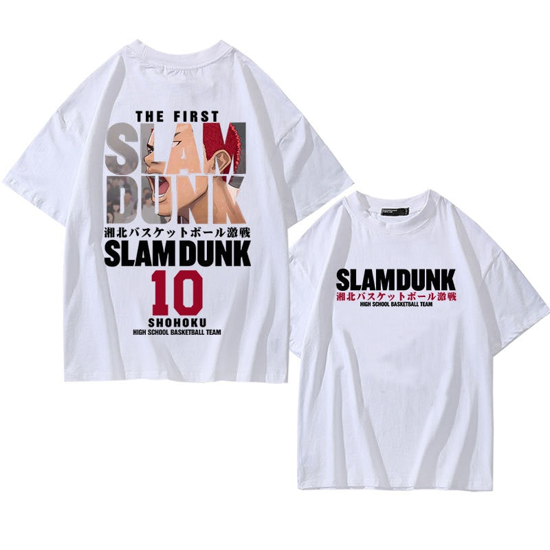 Anime Slam Dunk T-Shirt for Men’s Sakuragi Hanamichi Kaede Rukawa Tee Oversized Japanese Manga Women Short Sleeve Free Shipping - TIKIJTRONICS 0 SPECIFICATIONSTops Type: TeesStyle: CasualSleeve Length(cm): ShortPattern Type: SolidOrigin: Mainland ChinaMaterial: CottonItem Type: TopsHooded: NoGender: MENCollar: O-NeckCN: AnhuiApplicable Season: Spring and SummerApplicable Scene: Casual TIKIJTRONICS  (Store description)