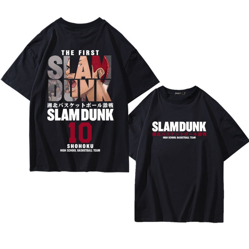 Anime Slam Dunk T-Shirt for Men’s Sakuragi Hanamichi Kaede Rukawa Tee Oversized Japanese Manga Women Short Sleeve Free Shipping - TIKIJTRONICS 0 SPECIFICATIONSTops Type: TeesStyle: CasualSleeve Length(cm): ShortPattern Type: SolidOrigin: Mainland ChinaMaterial: CottonItem Type: TopsHooded: NoGender: MENCollar: O-NeckCN: AnhuiApplicable Season: Spring and SummerApplicable Scene: Casual TIKIJTRONICS  (Store description)