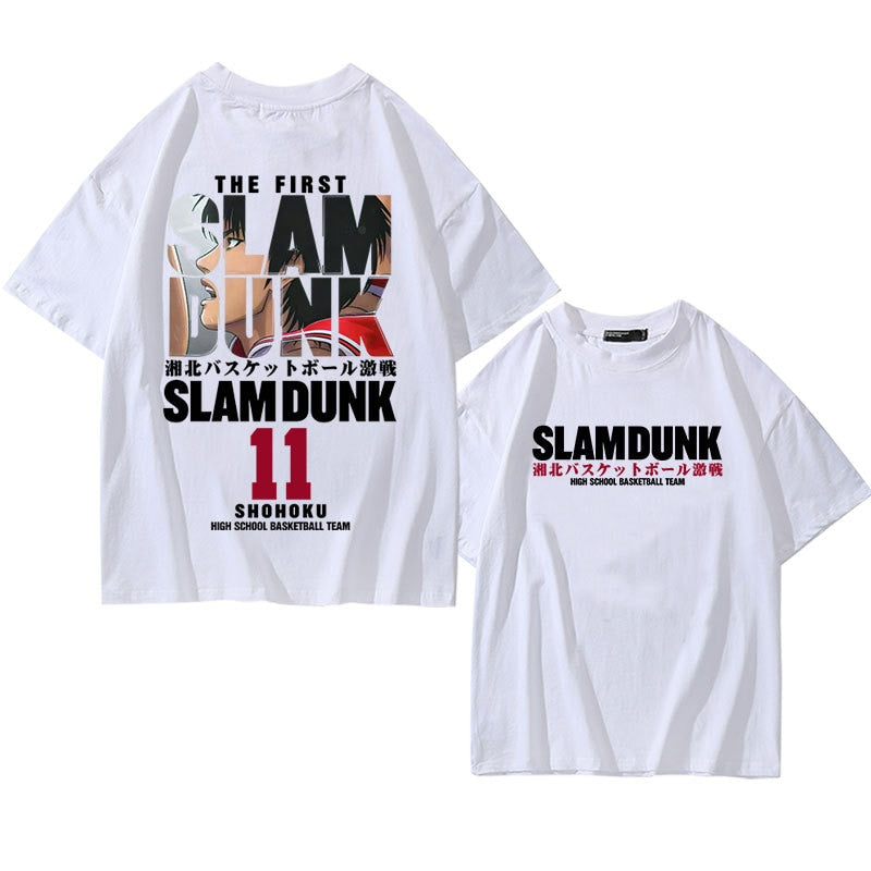 Anime Slam Dunk T-Shirt for Men’s Sakuragi Hanamichi Kaede Rukawa Tee Oversized Japanese Manga Women Short Sleeve Free Shipping - TIKIJTRONICS 0 SPECIFICATIONSTops Type: TeesStyle: CasualSleeve Length(cm): ShortPattern Type: SolidOrigin: Mainland ChinaMaterial: CottonItem Type: TopsHooded: NoGender: MENCollar: O-NeckCN: AnhuiApplicable Season: Spring and SummerApplicable Scene: Casual TIKIJTRONICS  (Store description)