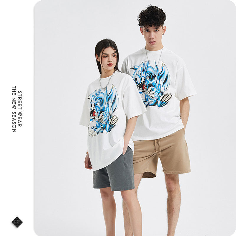 Anime Yu Gi Oh T Shirt Men Harajuku Blue Eyes White Dragon Graphic T-shirts Streetwear Casual Style Manga Tops Tees 100% Cotton - Premium 0 from TIKIJTRONICS - Just $22.15! Shop now at TIKIJTRONICS