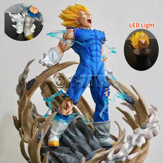 Anime Dragon Ball Z GK Vegeta Figure Self-destruct Majin Vegeta Figurine 27CM PVC Action Figures Collection Model Toys Gifts - TIKIJTRONICS # 0