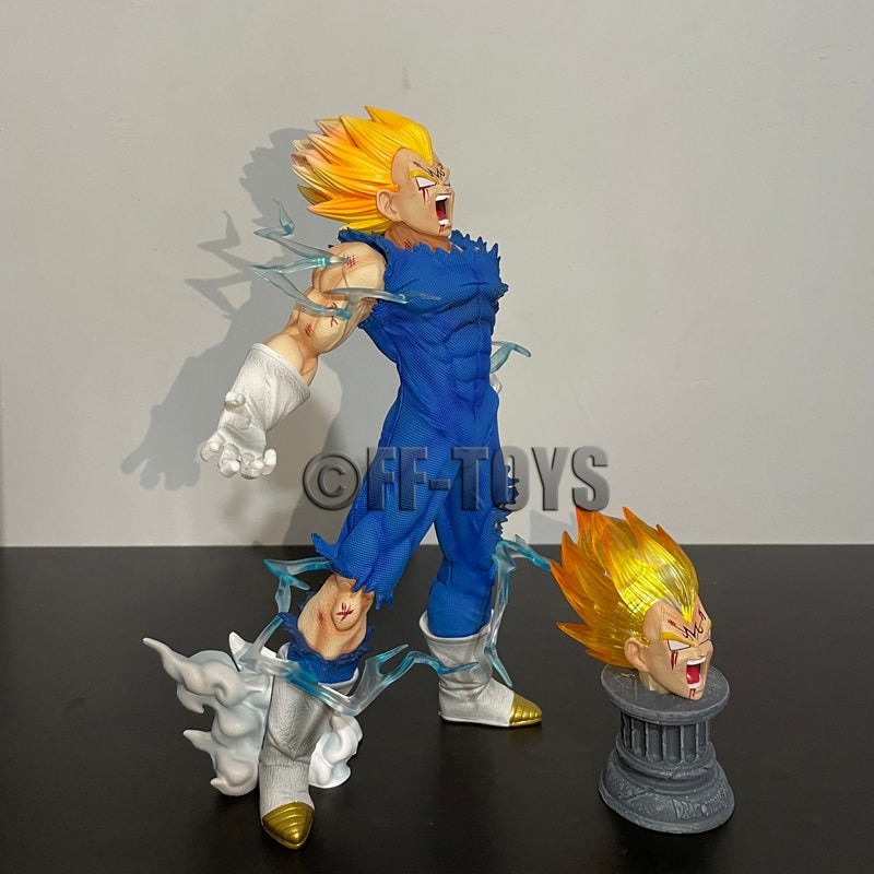 Anime Dragon Ball Z GK Vegeta Figure Self-destruct Majin Vegeta Figurine 27CM PVC Action Figures Collection Model Toys Gifts - TIKIJTRONICS # 0