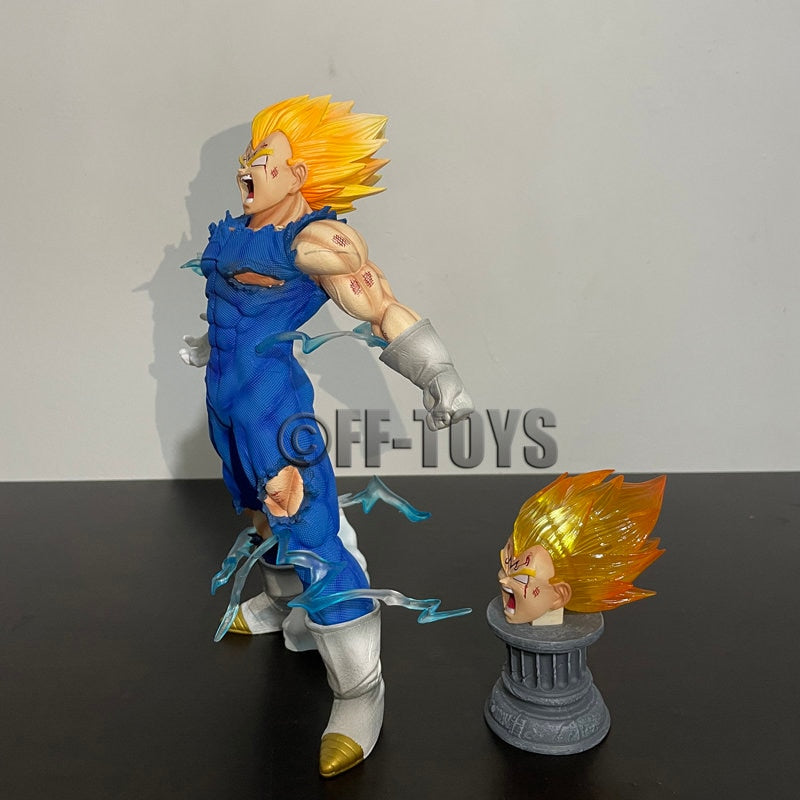 Anime Dragon Ball Z GK Vegeta Figure Self-destruct Majin Vegeta Figurine 27CM PVC Action Figures Collection Model Toys Gifts - TIKIJTRONICS # 0