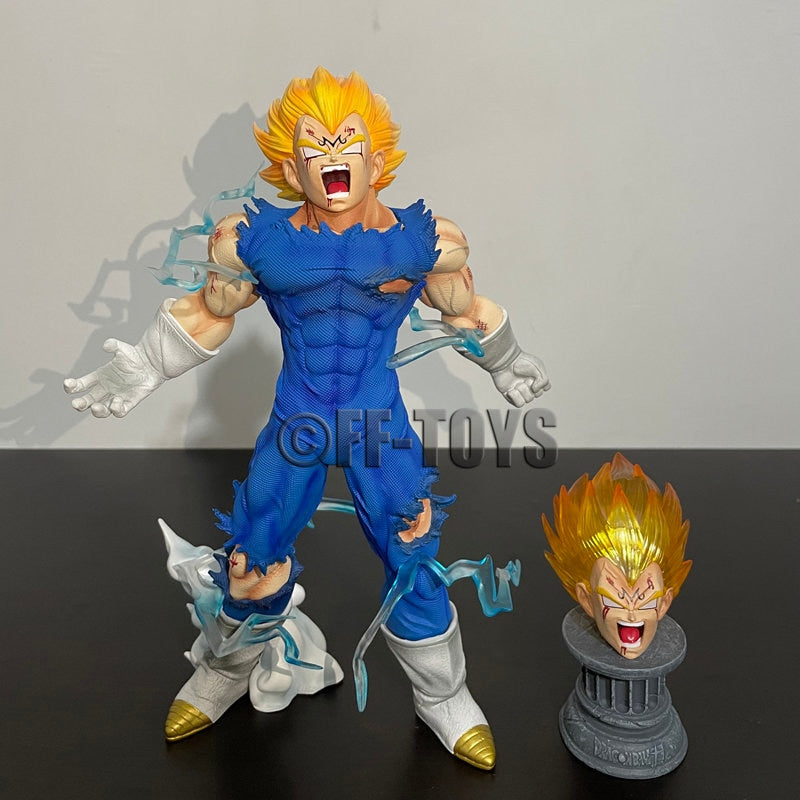 Anime Dragon Ball Z GK Vegeta Figure Self-destruct Majin Vegeta Figurine 27CM PVC Action Figures Collection Model Toys Gifts - TIKIJTRONICS # 0