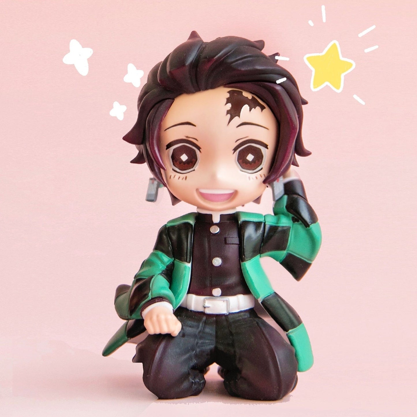 Anime GK Figure Demon Slayer Kimetsu No Yaiba Kamado Nezuko Agatsuma Zenitsu Cute Toys for Kids Collectible Model PVC Doll - TIKIJTRONICS # 0