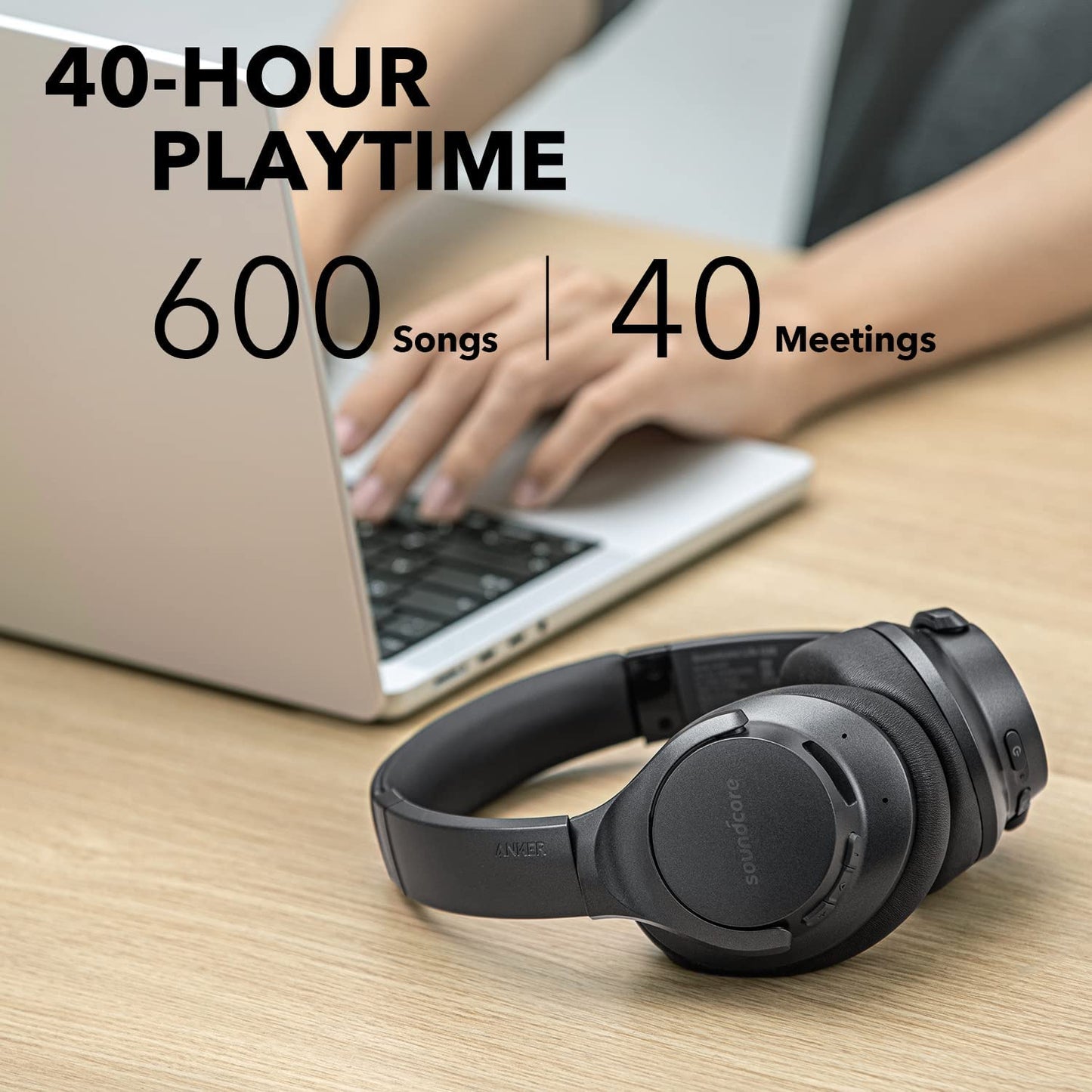 Anker Soundcore Life Q20 Hybrid Active Noise Cancelling Headphones, Wireless Over Ear Bluetooth Headphones - Premium 0 from TIKIJTRONICS - Just $55.48! Shop now at TIKIJTRONICS