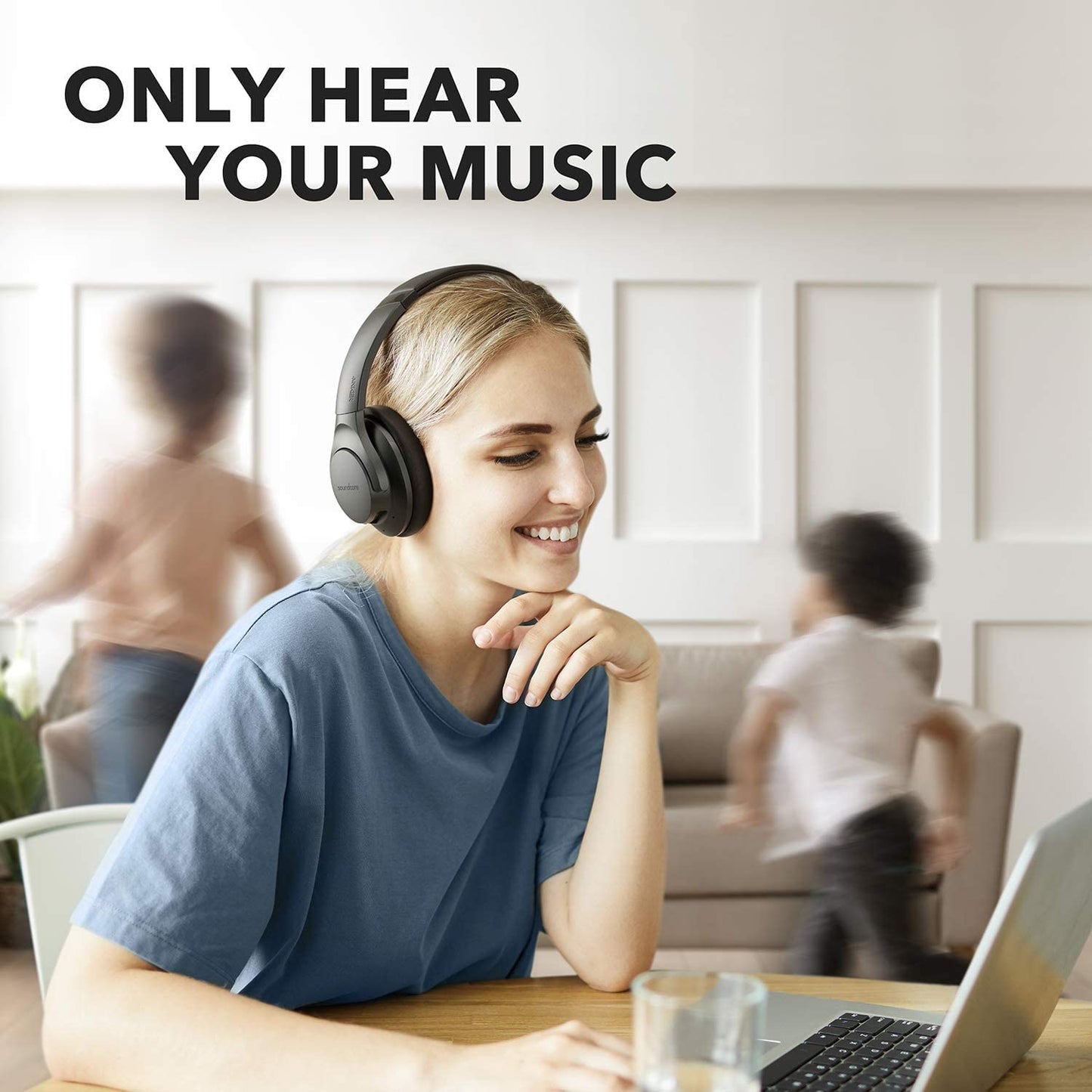 Anker Soundcore Life Q20 Hybrid Active Noise Cancelling Headphones, Wireless Over Ear Bluetooth Headphones - Premium 0 from TIKIJTRONICS - Just $55.48! Shop now at TIKIJTRONICS