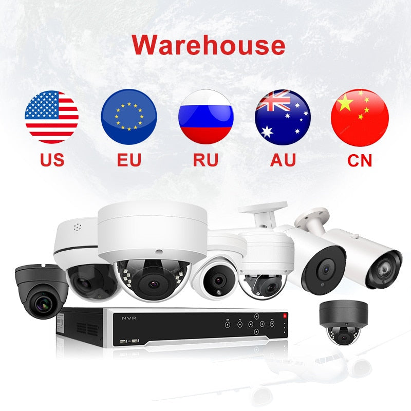 Anpviz 5MP IP Camera Outdoor POE Dome Security Protection Built-in Microphone IP66 IR 30m CCTV Video Camera H.265 Danale APP P2P - TIKIJTRONICS # 0