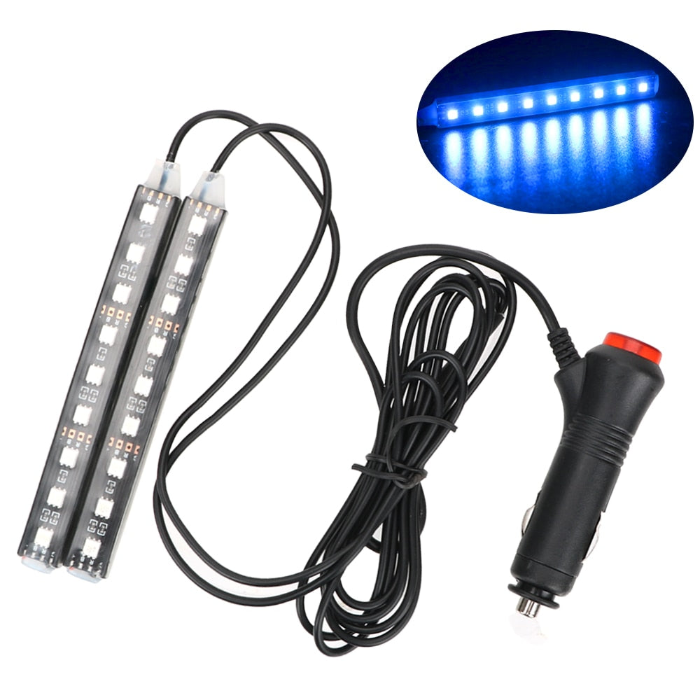 Automotive Interior Decorative Lights LED Car Foot Light 24/36/48/72 LED Atmosphere Lamp Ambient Lamp Remote/Voice Control - Premium 0 from TIKIJTRONICS - Just $4.65! Shop now at TIKIJTRONICS