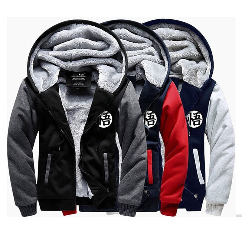 Autumn Winter Jackets Anime Sweatshirt Men Fashion Streetwear Fleece Hoody Men's Sportswear  Jacket - Premium 0 from TIKIJTRONICS - Just $24! Shop now at TIKIJTRONICS