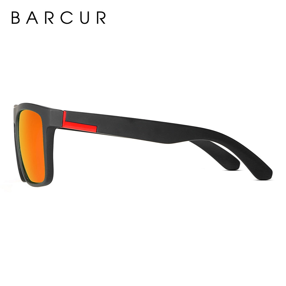 BARCUR NEW Polarized Sunglasses Men Driving Shades Male Sun Glasses For Men Oculos de sol - TIKIJTRONICS 0 SPECIFICATIONSStyle: SquareOrigin: Mainland ChinaModel Number: BC2120Lenses Optical Attribute: MIRROR,UV400,Anti-reflective,POLARIZEDLenses Material: PolycarbonateLens Width: 57mmLens Height: 45mmItem Type: EyewearGender: MENFrame Material: Plastic TitaniumEyewear Type: SunglassesDepartment Name: AdultCertification: CEBrand Name: BARCUR TIKIJTRONICS  (Store description)