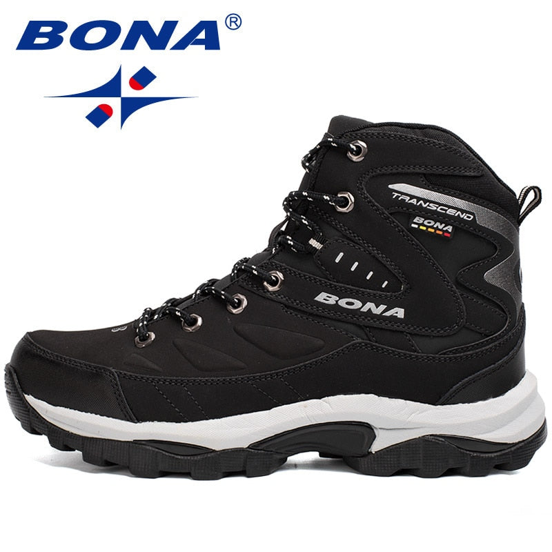 BONA New Hot Style Men Hiking Shoes Winter Outdoor Walking Jogging Shoes Mountain Sport Boots Climbing Sneakers Free Shipping - TIKIJTRONICS # 0