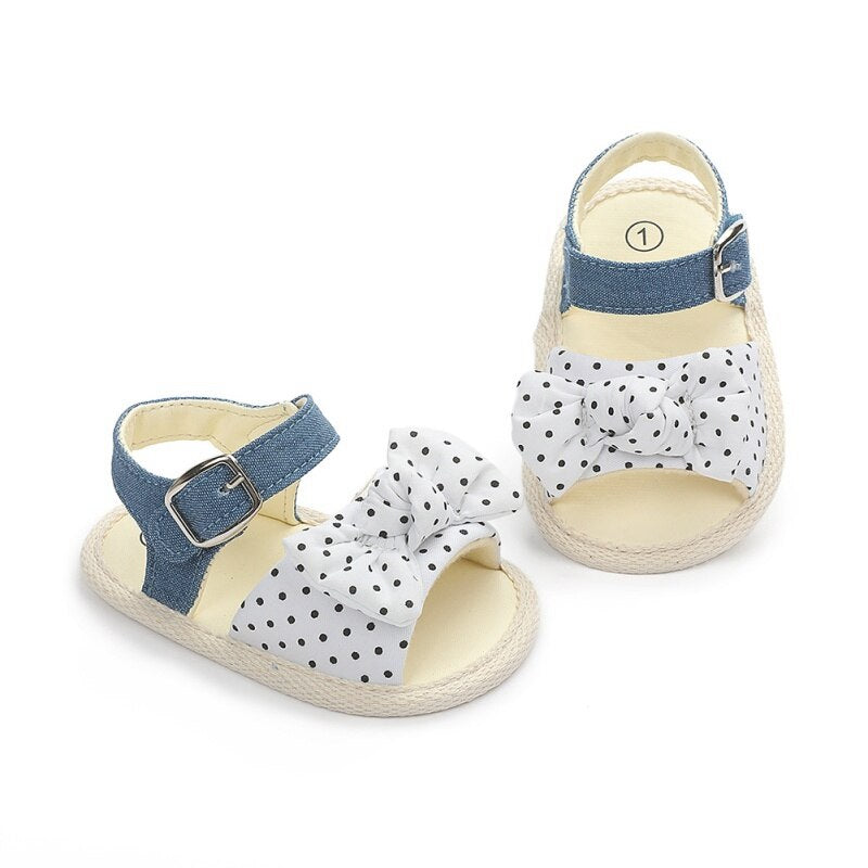 Baby Girl Shoes Elegant Polka Dot Baby Toddler Princess Shoes Anti-slip Sandals Girls Kid Baby Summer Sandals - TIKIJTRONICS 0 SPECIFICATIONSWhether Plugged: noUpper Material: PUShoes Length: 10.5cm,11cm,11.5cm,12cm,12.5cm,13cmSeason: SummerOutsole Material: CottonOrigin: Mainland ChinaItem Type: SandalsHeel Type: Flat withGender: Baby GirlsFit: Fits true to size, take your normal sizeDepartment Name: BabyAge Range: Maternity,0-6m,7-12m,13-24m TIKIJTRONICS  (Store description)