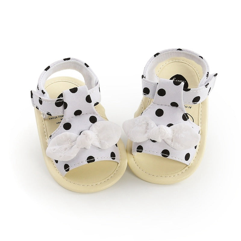 Baby Girl Shoes Elegant Polka Dot Baby Toddler Princess Shoes Anti-slip Sandals Girls Kid Baby Summer Sandals - TIKIJTRONICS 0 SPECIFICATIONSWhether Plugged: noUpper Material: PUShoes Length: 10.5cm,11cm,11.5cm,12cm,12.5cm,13cmSeason: SummerOutsole Material: CottonOrigin: Mainland ChinaItem Type: SandalsHeel Type: Flat withGender: Baby GirlsFit: Fits true to size, take your normal sizeDepartment Name: BabyAge Range: Maternity,0-6m,7-12m,13-24m TIKIJTRONICS  (Store description)