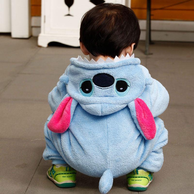 Baby Costume Blue stich Cosplay Anime Boy Girl Halloween Pajamas 1-3 Years Children Kid kawaii Cute Zipper Kigurumis Jumpsuit - TIKIJTRONICS 0 SPECIFICATIONSstyle: funny, cute, kawaiiSpecial Use: CostumesSource Type: animeOrigin: Mainland ChinaModel Number: AMaterial: FLANNELItem Type: Jackets & CoatsGender: UnisexDepartment Name: ChildrenComponents: Jumpsuits & RompersCharacters: animalBrand Name: squanch TIKIJTRONICS  (Store description)