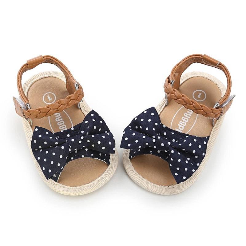 Baby Girl Shoes Elegant Polka Dot Baby Toddler Princess Shoes Anti-slip Sandals Girls Kid Baby Summer Sandals - TIKIJTRONICS 0 SPECIFICATIONSWhether Plugged: noUpper Material: PUShoes Length: 10.5cm,11cm,11.5cm,12cm,12.5cm,13cmSeason: SummerOutsole Material: CottonOrigin: Mainland ChinaItem Type: SandalsHeel Type: Flat withGender: Baby GirlsFit: Fits true to size, take your normal sizeDepartment Name: BabyAge Range: Maternity,0-6m,7-12m,13-24m TIKIJTRONICS  (Store description)