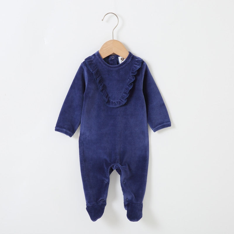 Baby rompers clothes long sleeves children clothing baby newborn overalls kids boy girls clothes baby jumpsuit two colors romper - TIKIJTRONICS # 0