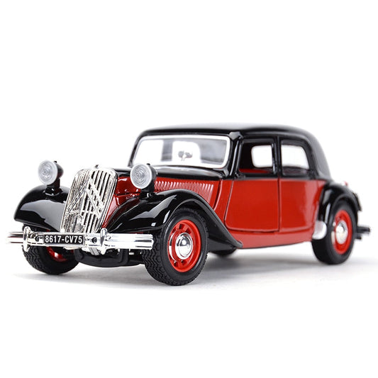 Bburago 1:24 1938 Citroen 15 Cvta Classic Car Static Die Cast Vehicles Collectible Model Car Toys - TIKIJTRONICS 0 SPECIFICATIONSType: CarScale: 1:24Recommend Age: 12+yOrigin: Mainland ChinaModel Number: 22017Material: MetalFeatures: DiecastCertification: 3CCertificate Number: 2015012204762408Brand Name: BburagoBarcode: No3C: Certificate TIKIJTRONICS  (Store description)