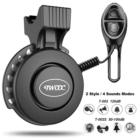 Bike Bell Charging Speaker USB Recharged Mini Electric Bike Horn 4 Modes Cycling Electric Bicycle Accessories for Scooter, MTB - Premium 0 from TIKIJTRONICS - Just $9.39! Shop now at TIKIJTRONICS