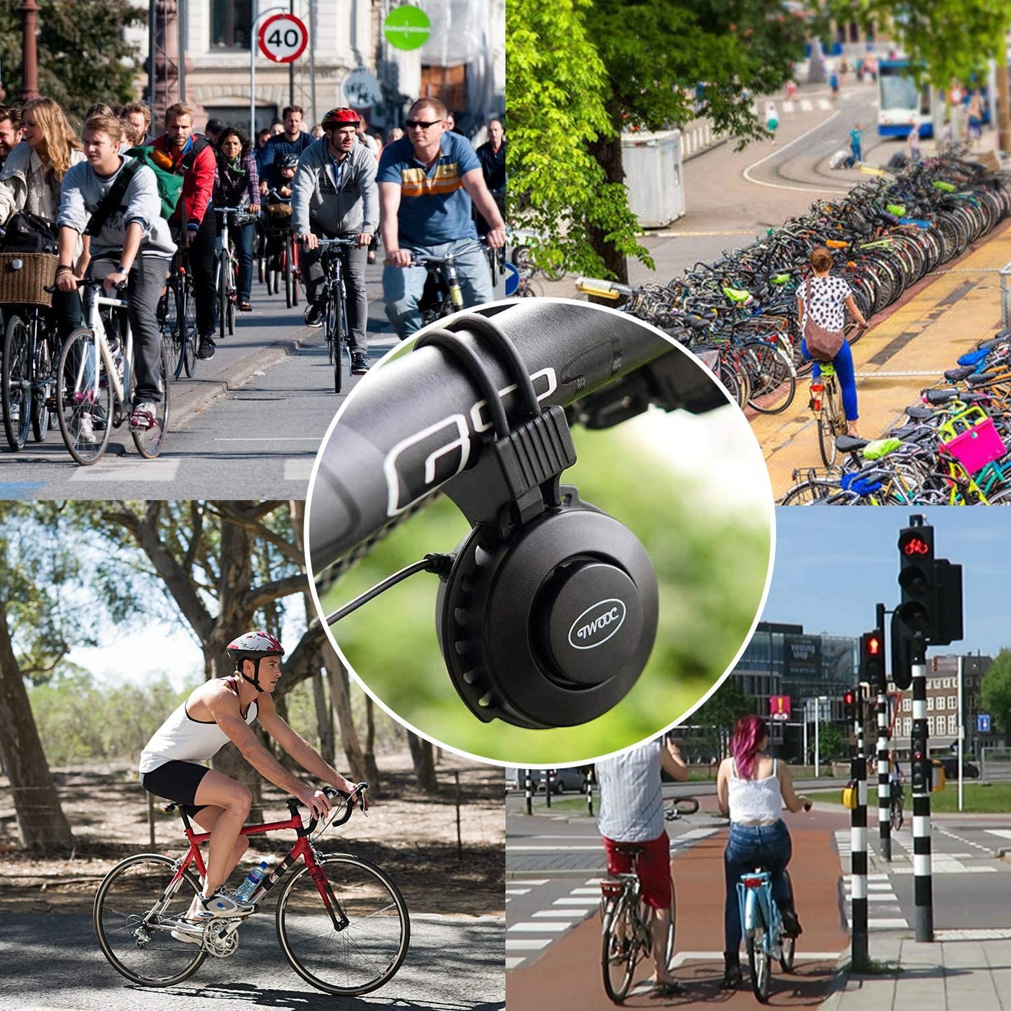 Bike Bell Charging Speaker USB Recharged Mini Electric Bike Horn 4 Modes Cycling Electric Bicycle Accessories for Scooter, MTB - Premium 0 from TIKIJTRONICS - Just $9.39! Shop now at TIKIJTRONICS