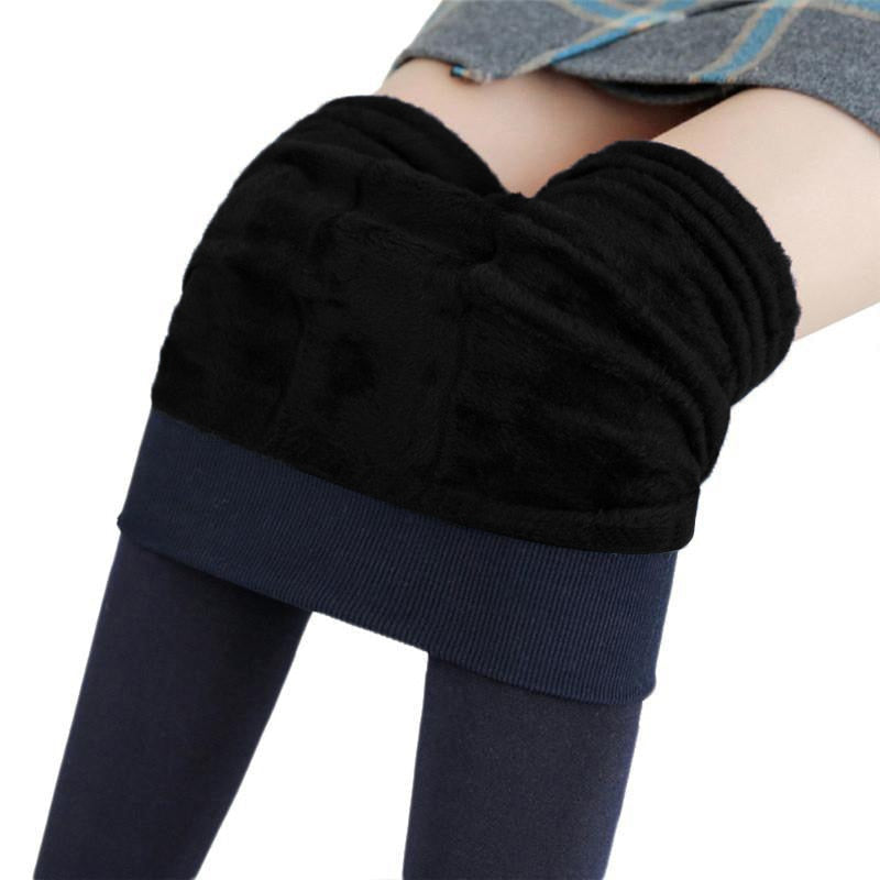 CHRLEISURE Warm Women's Velvet Winter Leggings Ankle-Length Keep Warm Solid Pants High Waist Large Size Women Leggings - Premium 0 from TIKIJTRONICS - Just $8.03! Shop now at TIKIJTRONICS