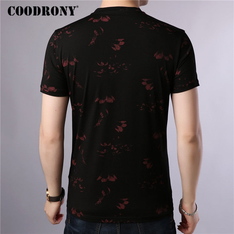 COODRONY T Shirt Men Cotton Men's Shirt 2019 Summer O-Neck T-shirt Men Streetwear Short Sleeve Tee Shirt Homme Floral Top S95014 - TIKIJTRONICS 0 SPECIFICATIONSTops Type: TeesStyle: CasualSleeve Style: NormalSleeve Length(cm): ShortSale by Pack: NoPattern Type: FloralMaterial: Polyester,CottonItem Type: TopsHooded: NoGender: MENFabric Type: KnittedCollar: O-NeckBrand Name: COODRONY TIKIJTRONICS  (Store description)