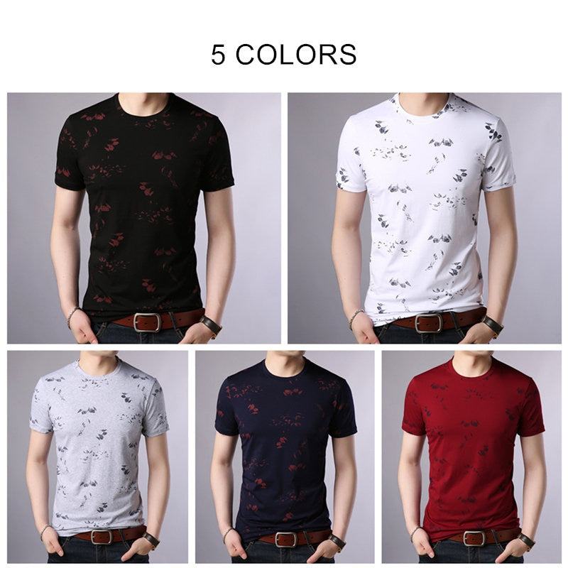 COODRONY T Shirt Men Cotton Men's Shirt 2019 Summer O-Neck T-shirt Men Streetwear Short Sleeve Tee Shirt Homme Floral Top S95014 - TIKIJTRONICS 0 SPECIFICATIONSTops Type: TeesStyle: CasualSleeve Style: NormalSleeve Length(cm): ShortSale by Pack: NoPattern Type: FloralMaterial: Polyester,CottonItem Type: TopsHooded: NoGender: MENFabric Type: KnittedCollar: O-NeckBrand Name: COODRONY TIKIJTRONICS  (Store description)