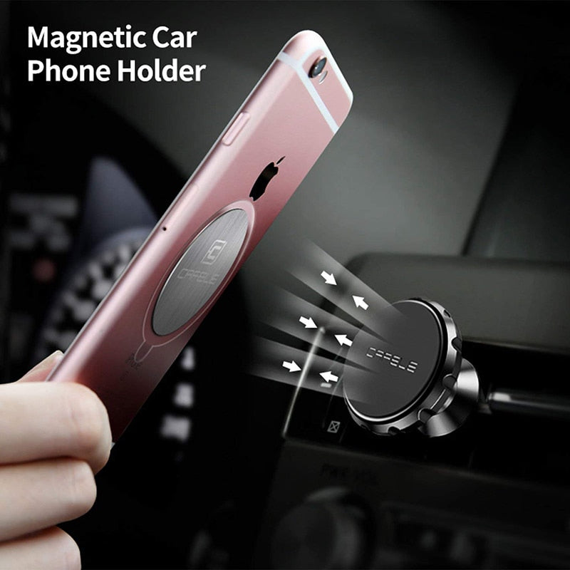 Cafele Car Phone Holder Magnetic Air Vent Magnet Car Smartphone Holder For Xiaomi Cell Phone Car Mobile Support Mount Universal - TIKIJTRONICS # 0