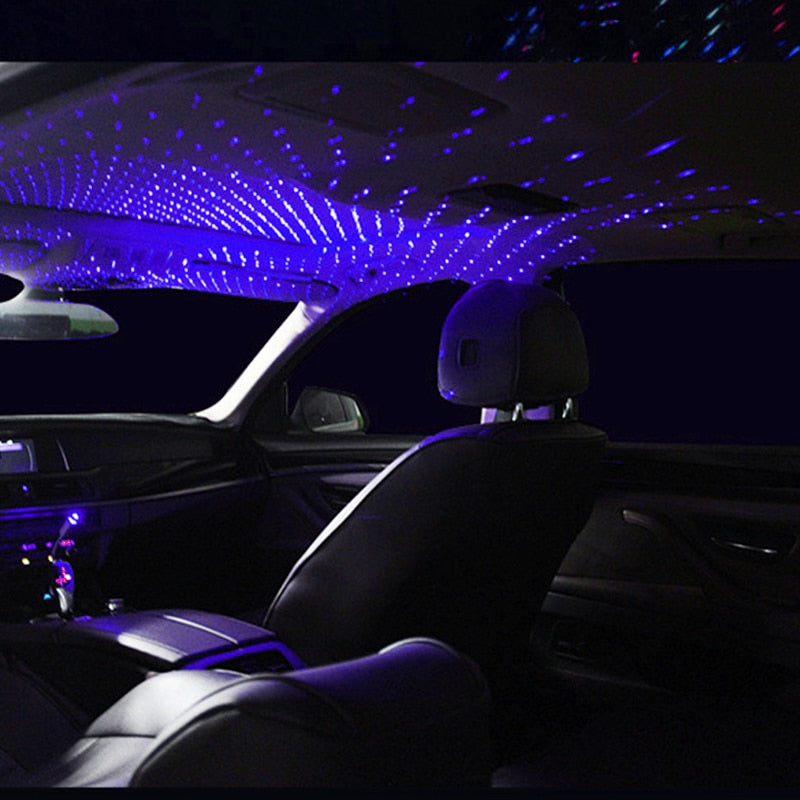 Car Roof Star Light Interior LED Starry Laser Atmosphere Ambient Projector USB Auto Decoration Night Home Decor Galaxy Lights - TIKIJTRONICS 0 SPECIFICATIONSproduct name: car roof star lightfeatures: car atmosphere ambient lightcolor: red blue purpleWattage: 5wOrigin: Mainland ChinaItem Type: Atmosphere LampInterface Type: USBCertification: CEBrand Name: Fccemc TIKIJTRONICS  (Store description)