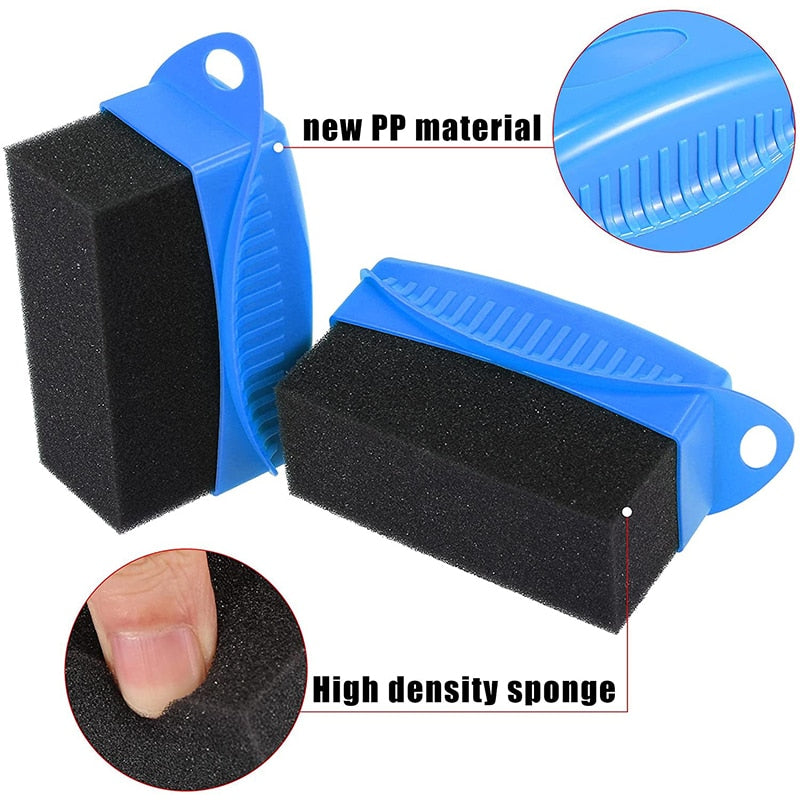 Car Wheel Polishing Waxing Sponge Brush With Cover ABS Washing Cleaning Tire Contour Dressing Applicator Pads Detail Accessories - TIKIJTRONICS 0 SPECIFICATIONSOrigin: Mainland ChinaMaterial Type: PP + polyester spongeItem Width: 5.5cmItem Weight: 43gItem Type: Sponges, Cloths & BrushesItem Length: 12cmItem Height: 7cmColor: Black/Blue/Yellow TIKIJTRONICS  (Store description)