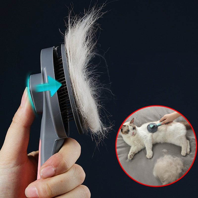 Cat Comb Brush Pet Hair Removes Comb For Cat Dog Pet Grooming Hair Cleaner Cleaning Pet Dog Cat Supplies Self Cleaning Cat Brush - TIKIJTRONICS 0 SPECIFICATIONScat brush: Cat combType: catsOrigin: Mainland ChinaMaterial: Stainless SteelItem Type: CombsDrop shipping: SupportComb for cats: Removes hairs cat and dogs TIKIJTRONICS  (Store description)