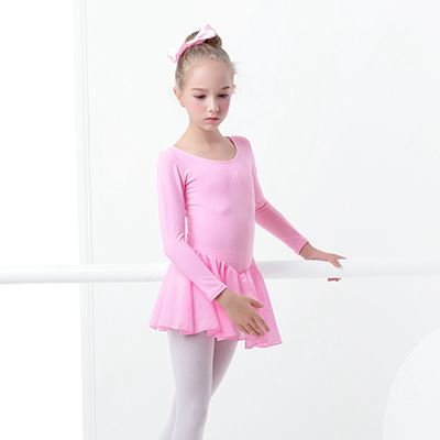 Children Ballet Dress Dance Leotards for Girls Transparent Chiffon Dance Skirts Kids Ballet Clothes Training Dance Bodysuits - TIKIJTRONICS # 0