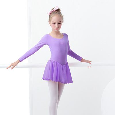 Children Ballet Dress Dance Leotards for Girls Transparent Chiffon Dance Skirts Kids Ballet Clothes Training Dance Bodysuits - TIKIJTRONICS # 0