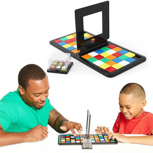 Color Battle Square Race Game Parent-Child Square Desktop Kids Puzzles Learning Educational Toys Anti Stress Boys Girls Gifts - TIKIJTRONICS 0 SPECIFICATIONSType: Puzzle CubeRecommend Age: 12+yOrigin: Mainland ChinaOrder Number: Square-1Model Number: magic squareMaterial: PlasticFeatures: Mini TIKIJTRONICS  (Store description)