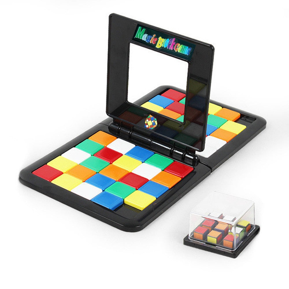 Color Battle Square Race Game Parent-Child Square Desktop Kids Puzzles Learning Educational Toys Anti Stress Boys Girls Gifts - TIKIJTRONICS 0 SPECIFICATIONSType: Puzzle CubeRecommend Age: 12+yOrigin: Mainland ChinaOrder Number: Square-1Model Number: magic squareMaterial: PlasticFeatures: Mini TIKIJTRONICS  (Store description)