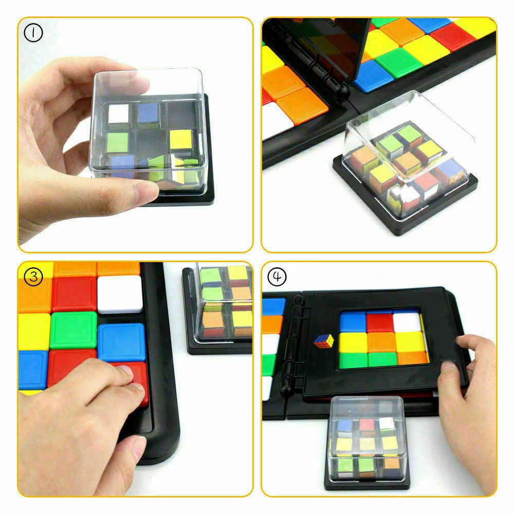 Color Battle Square Race Game Parent-Child Square Desktop Kids Puzzles Learning Educational Toys Anti Stress Boys Girls Gifts - TIKIJTRONICS 0 SPECIFICATIONSType: Puzzle CubeRecommend Age: 12+yOrigin: Mainland ChinaOrder Number: Square-1Model Number: magic squareMaterial: PlasticFeatures: Mini TIKIJTRONICS  (Store description)