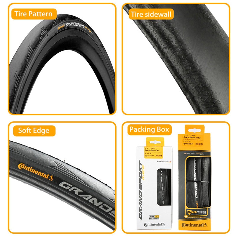 Continental Road Tire ULTRA Sport III & GRAND Sport Race & Extra 700× 23C /25C/28C Road Bicycle Clincher Foldable Gravel Tire - Premium 0 from TIKIJTRONICS - Just $21.32! Shop now at TIKIJTRONICS