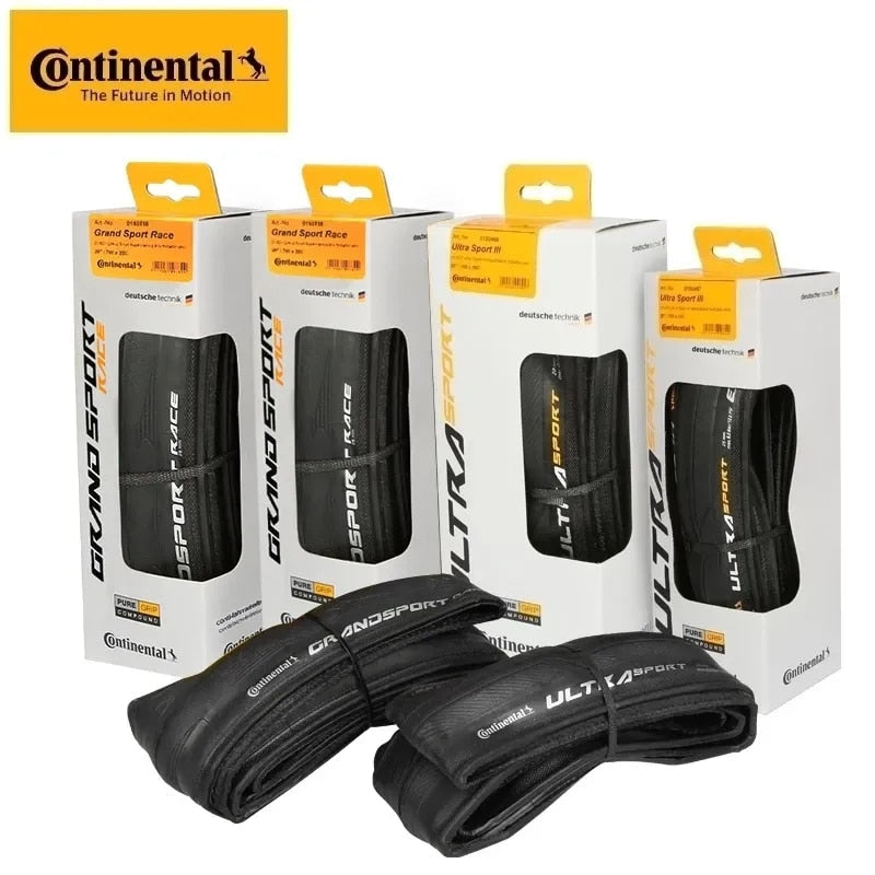 Continental Road Tire ULTRA Sport III & GRAND Sport Race & Extra 700× 23C /25C/28C Road Bicycle Clincher Foldable Gravel Tire - Premium 0 from TIKIJTRONICS - Just $21.32! Shop now at TIKIJTRONICS