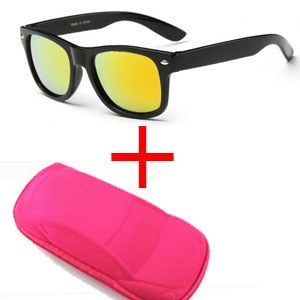 Cool 6-15 Years Kids Sunglasses Sun Glasses for Children Boys Girls Fashion Eyewares Coating Lens UV 400 Protection With Case - Premium 0 from TIKIJTRONICS - Just $4.40! Shop now at TIKIJTRONICS