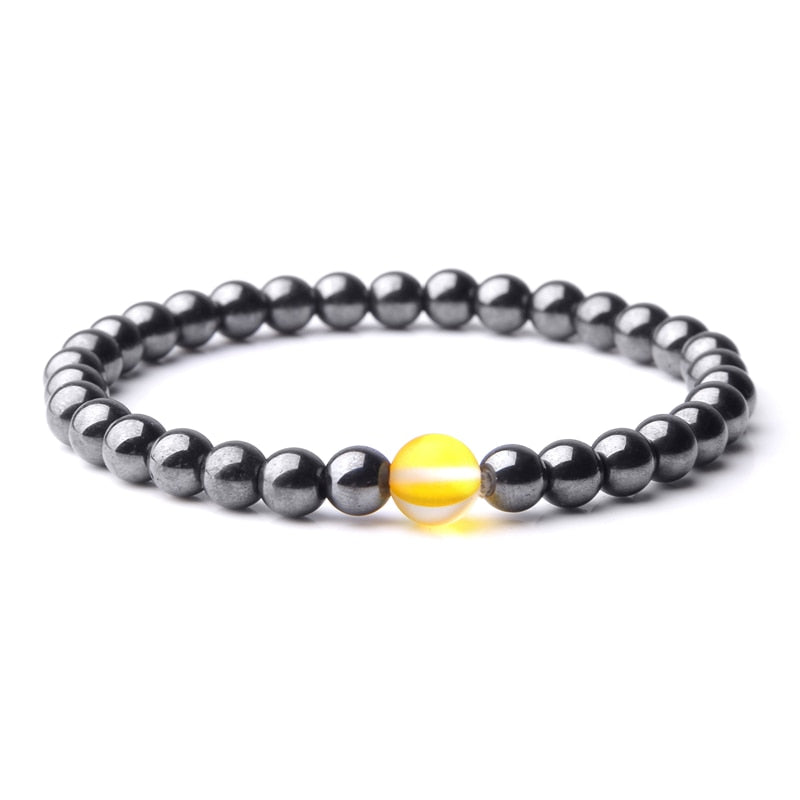 Cool Weight Loss Magnetic Therapy Bracelet Health Care 6mm Beads Hematite Bracelet Natural Stone Moonstone Charm Jewelry Pulsera - Premium 0 from TIKIJTRONICS - Just $2.08! Shop now at TIKIJTRONICS