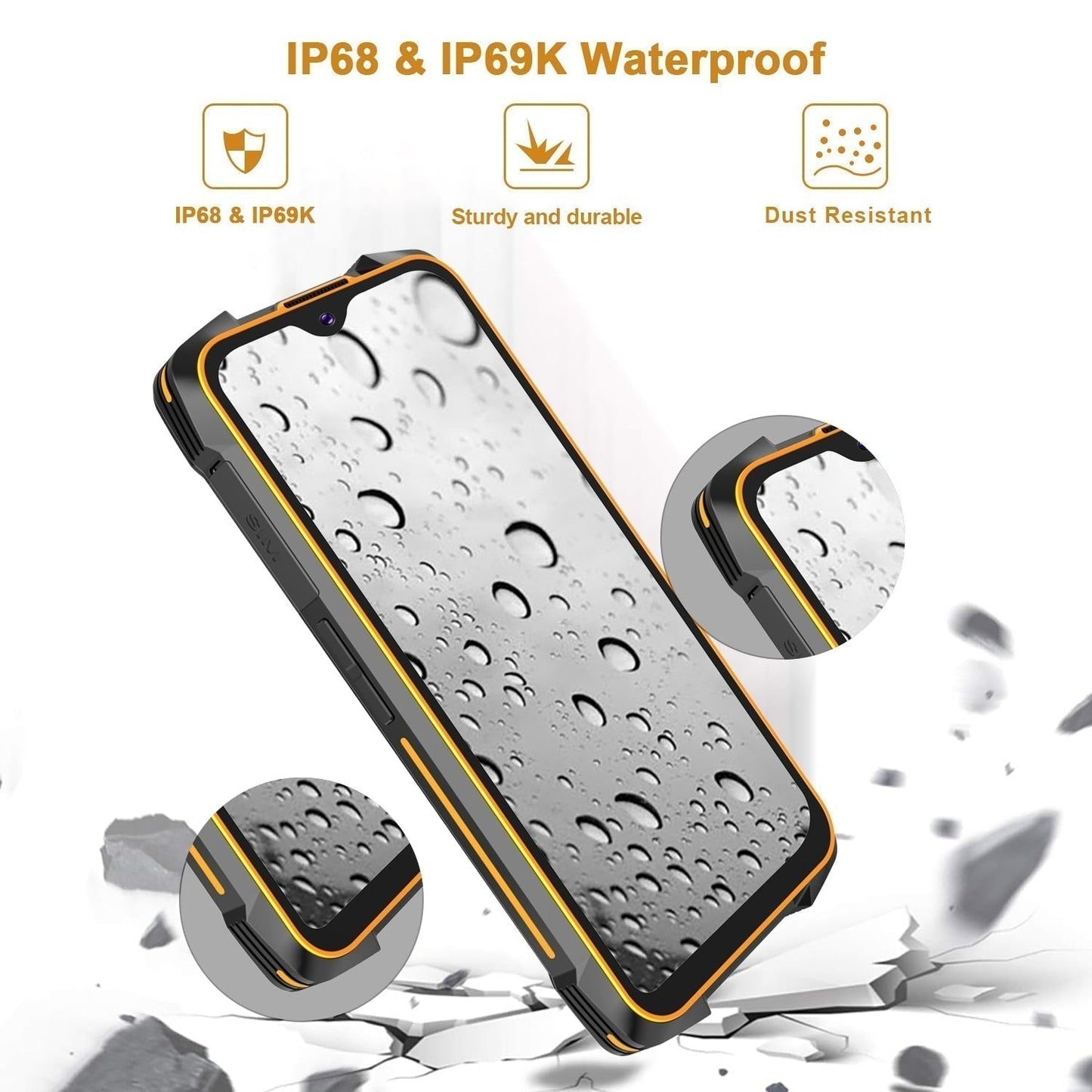 Cubot KingKong 5 Pro IP68/IP69K Waterproof Smartphone Rugged Phone 8000mAh 48MP Triple Camera Android 11 NFC 64GB Global 4G LTE - Premium 0 from TIKIJTRONICS - Just $135.30! Shop now at TIKIJTRONICS