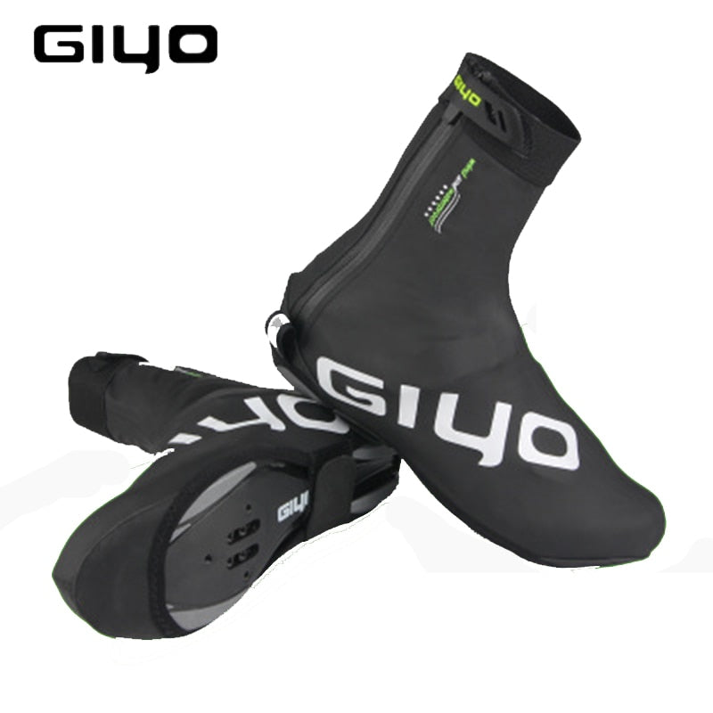 Cycling Overshoes Waterproof Shoes Covers Winter Fleece Warm Reflective for Bike Lock Shoe Bike Shoe Cover Protector - TIKIJTRONICS # 0