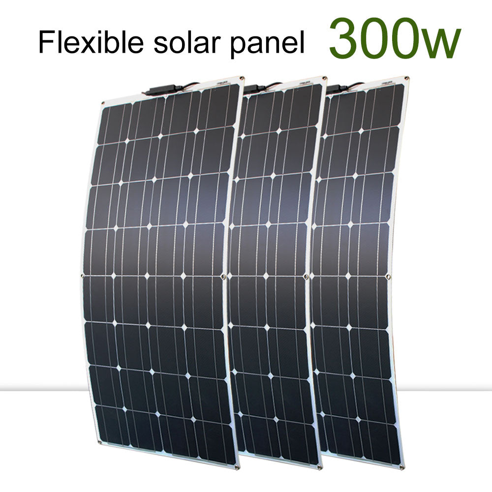 DGSUNLIGHT 100w 200w 12v portable Solar Panel Flexible 16V 800W plate CELLS Monocrystalline silicon - Premium 0 from TIKIJTRONICS - Just $66.98! Shop now at TIKIJTRONICS