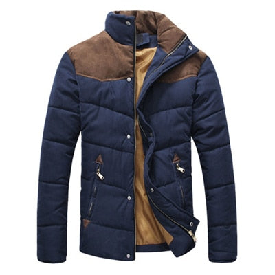 DIMUSI Winter Jacket Men Warm Casual Parkas Cotton Stand Collar Winter Coats Male Padded Overcoat Outerwear Clothing4XL,YA332 - Premium 0 from TIKIJTRONICS - Just $19.79! Shop now at TIKIJTRONICS