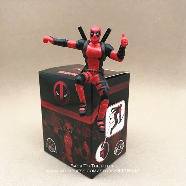 Disney Marvel X-Men Deadpool 2 Action Figure Sitting Posture Model Anime Mini Doll Decoration PVC Collection Figurine Toys model - TIKIJTRONICS # 0